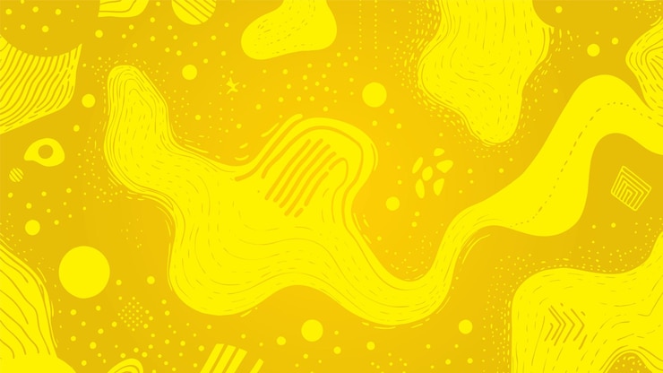無料Vector 黄色とオレンジの抽象的なイラスト