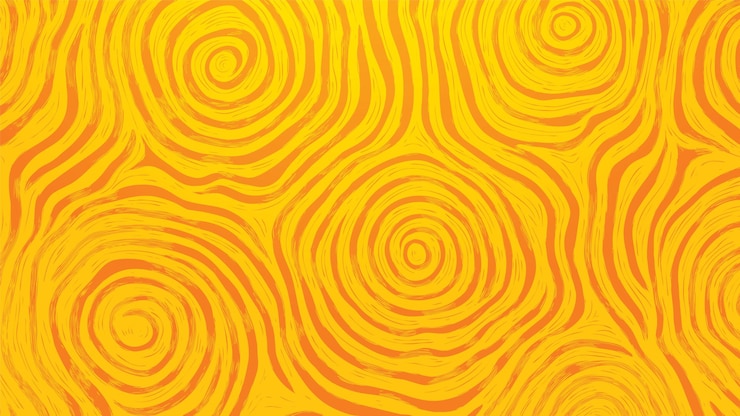 Free Vector yellow paper with a spiral in the middle