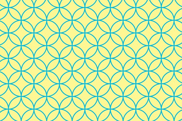 Yellow pattern background, abstract geometric design vector