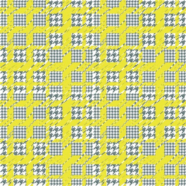 Free Vector yellow pattern houndstooth