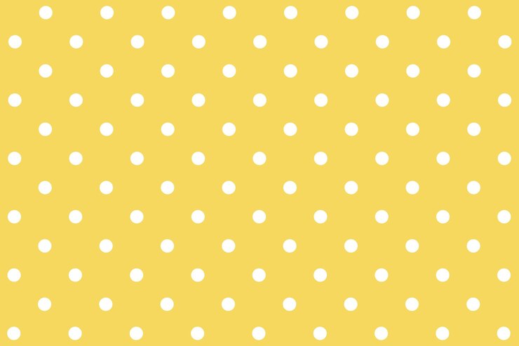 Free Vector yellow polka dot background