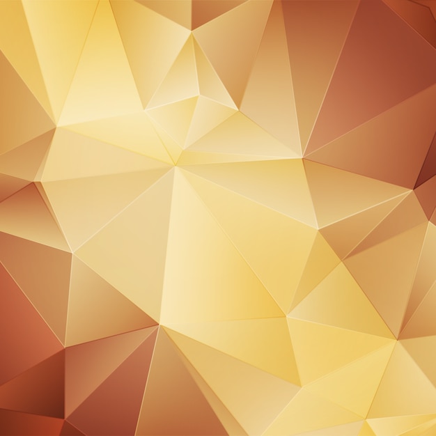 Free vector yellow polygonal background