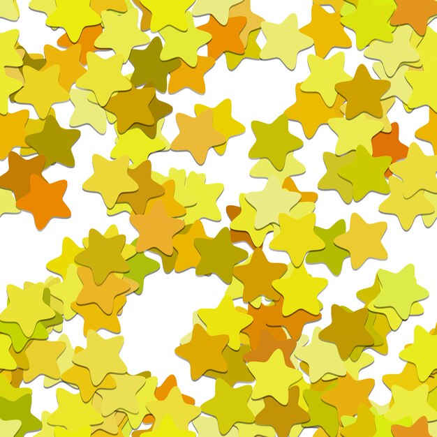 Yellow stars pattern background