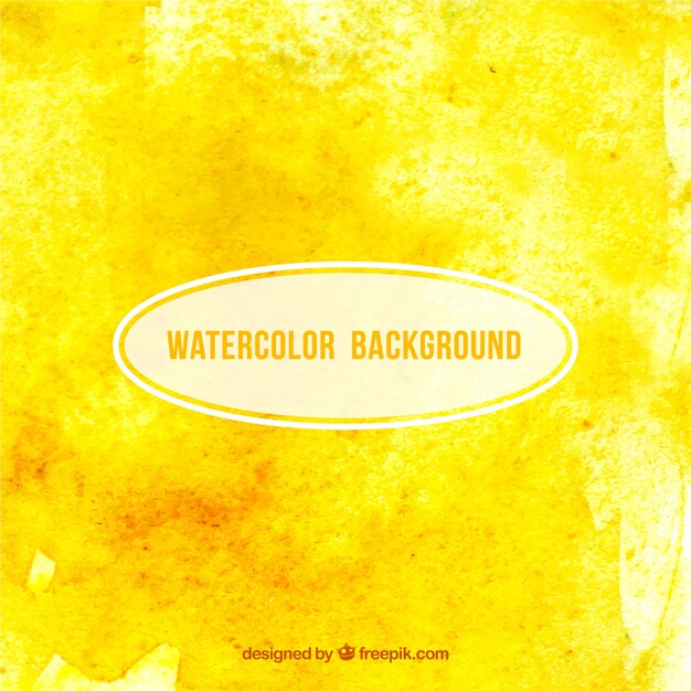 Yellow watercolor background