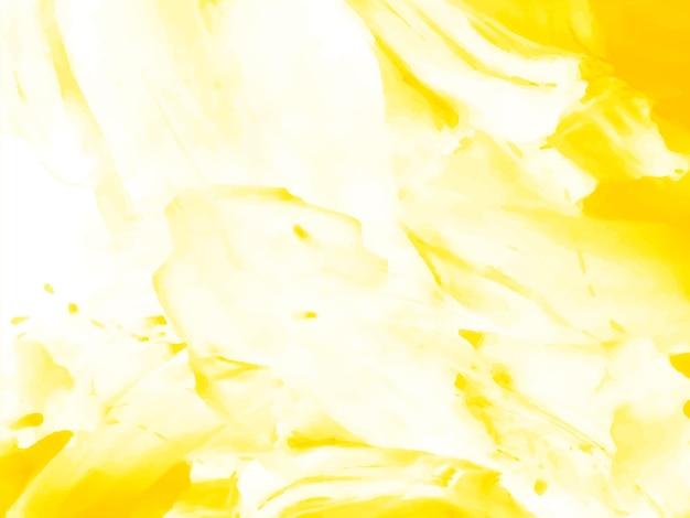 Желтая акварель текстуры дизайн фона вектор