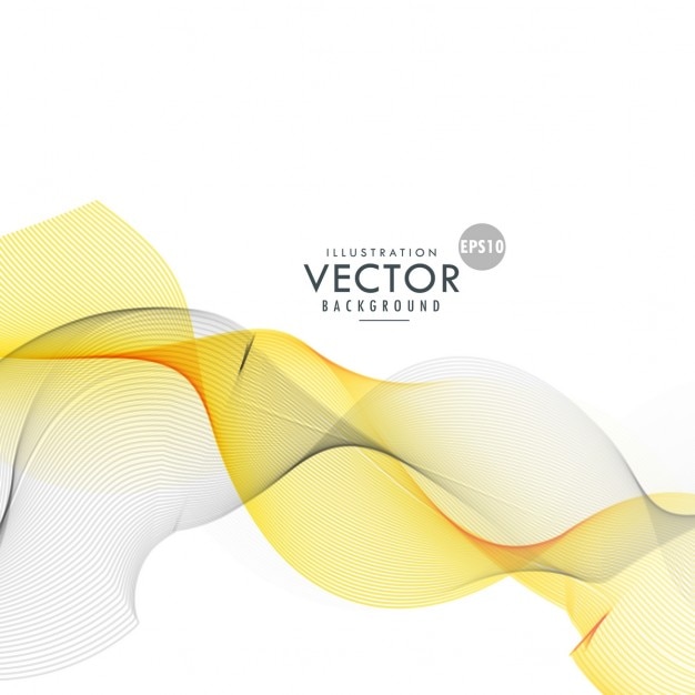 Free vector yellow wavy background