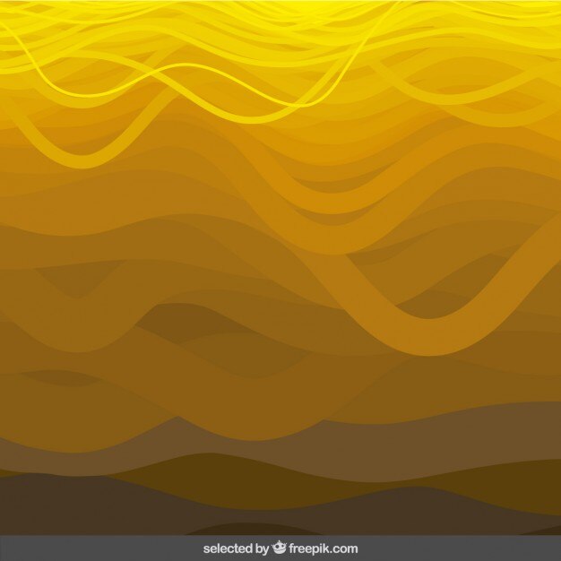 Free vector yellow wavy background