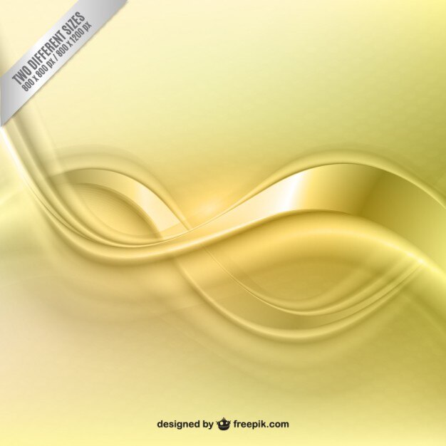 Free Vector yellow wavy background