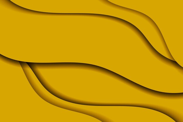 Yellow wavy patterned background