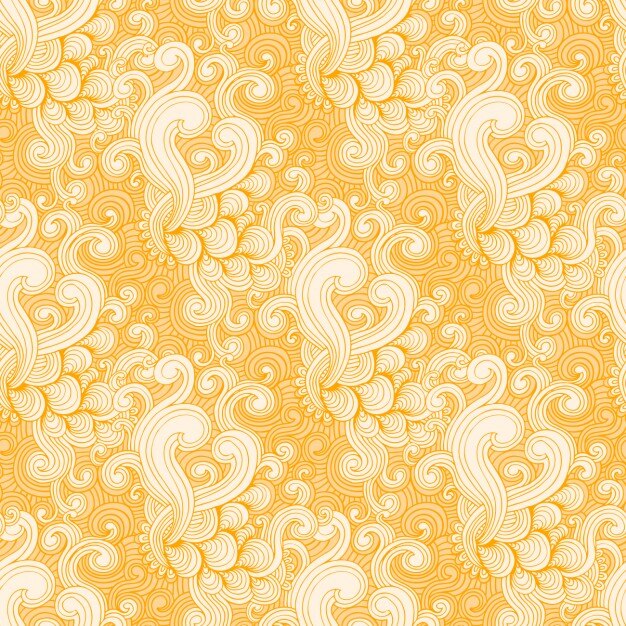 Free Vector yellow and white swirl pattern