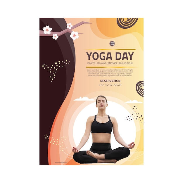 Yoga body balance poster