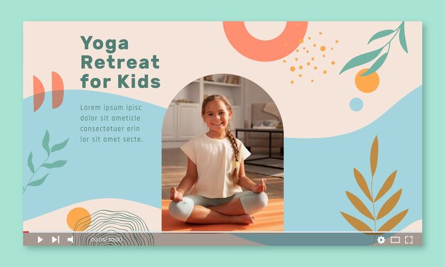 Yoga retreat template design