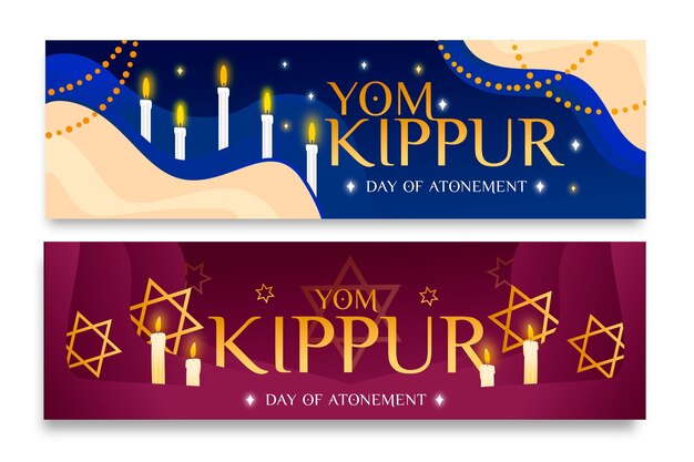 Yom kippurバナーテンプレート