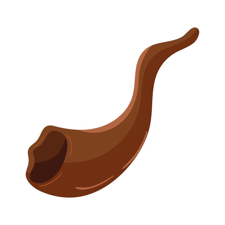 Free Vector yom kippur horn