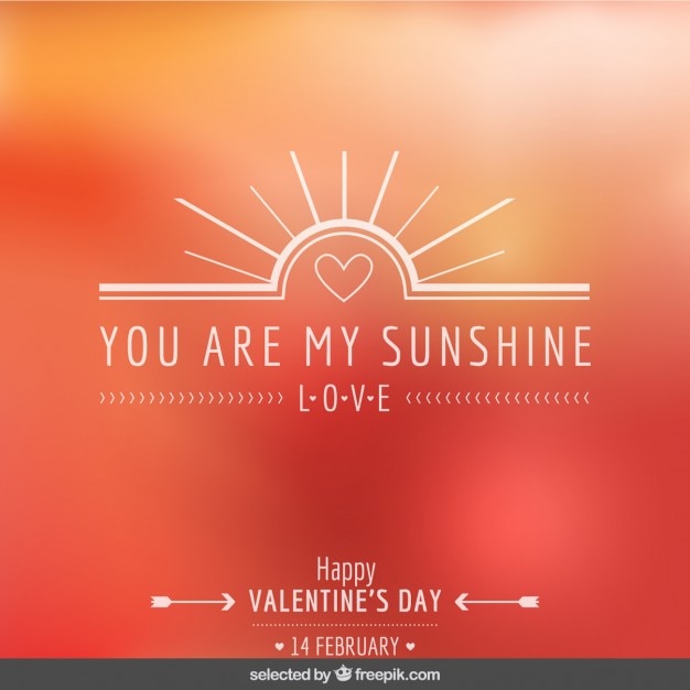 Free vector you are my sunshine card