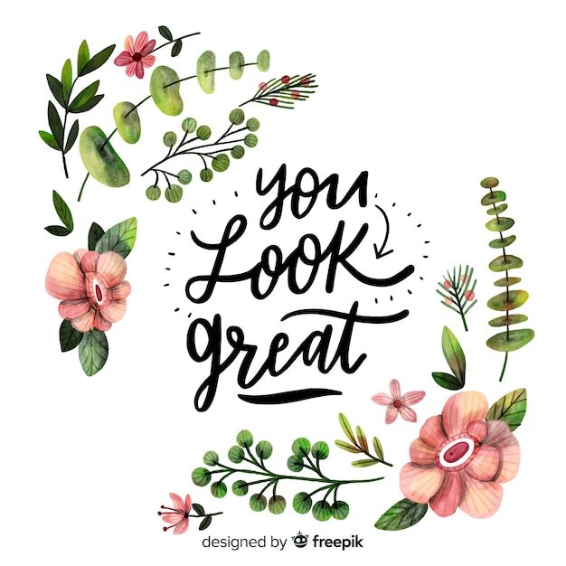 You look great