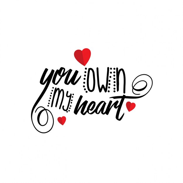 You own my heart 