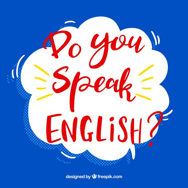 あなたは英語の背景を話しますか？