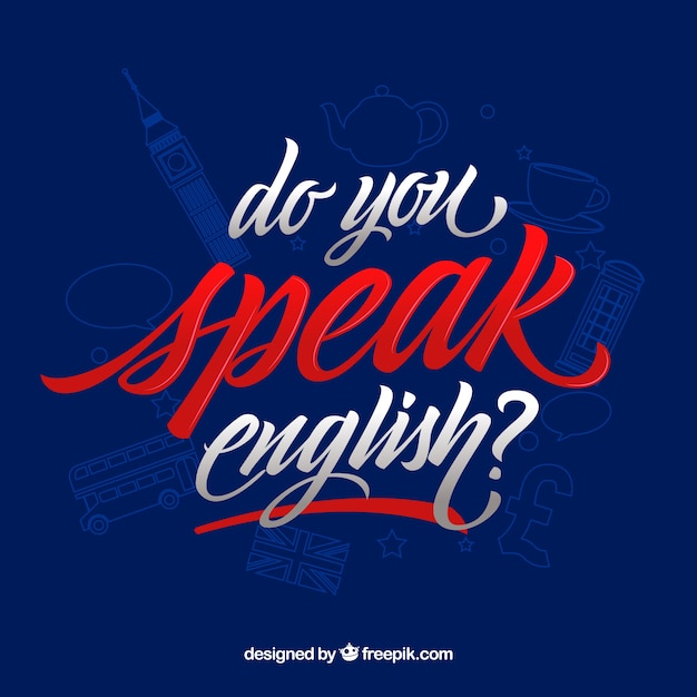 영어 글자 배경을 말하세요