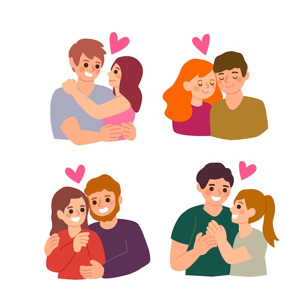 발렌타인 젊은 커플 컬렉션
