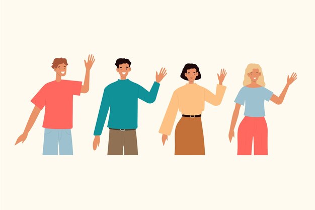 young people giving high five