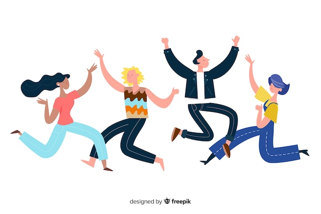 Happy people Vectors & Illustrations for Free Download | Freepik