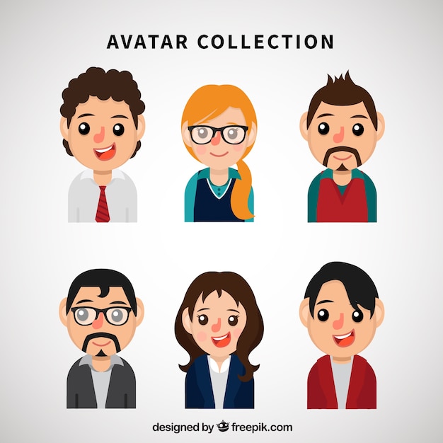 Young professionals avatars