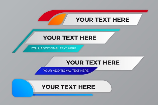 Your text here banners