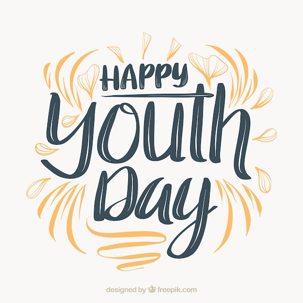 Free vector youth day background