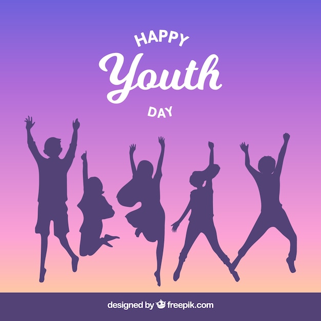 Free Vector youth day background