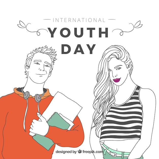 Youth day background