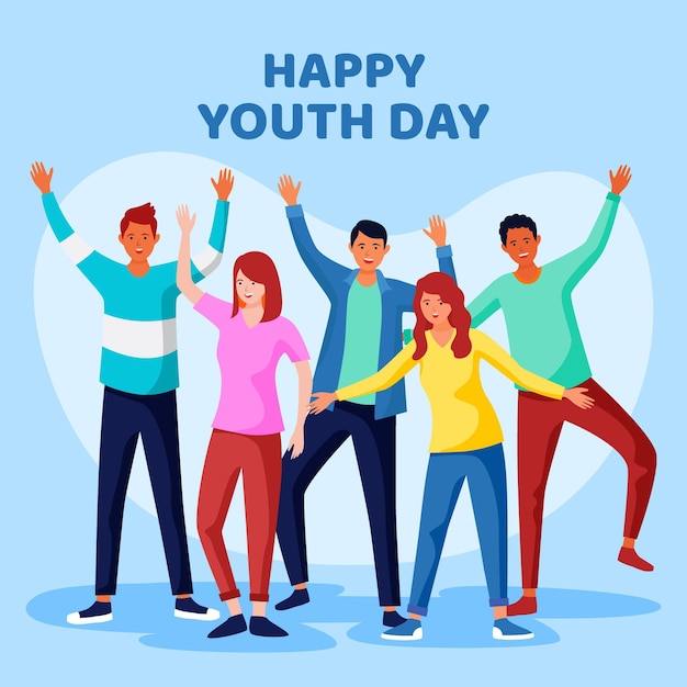 Youth day event concept