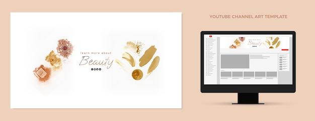 美容・コスメのYoutubeチャンネルアート