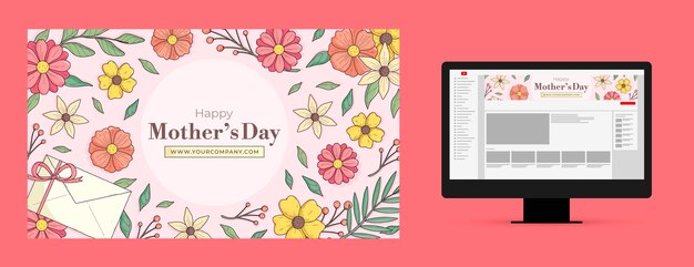 youtube channel art for mothers day celebration