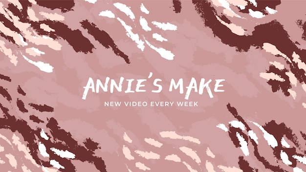 Free Vector youtube channel banner template