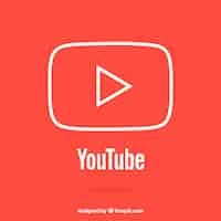 Free vector youtube concept