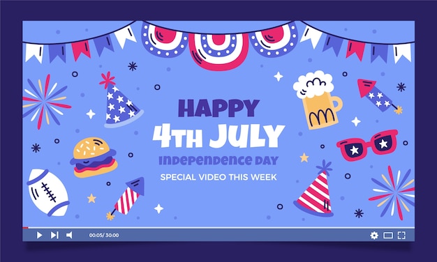 Youtube thumbnail for american 4th of july celebration