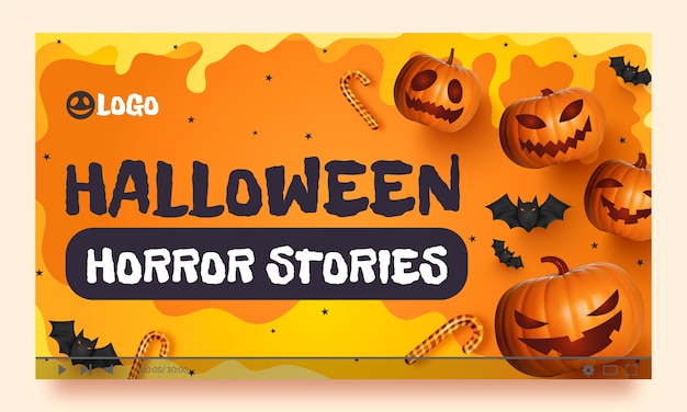 Miniatura di Youtube per la celebrazione di Halloween