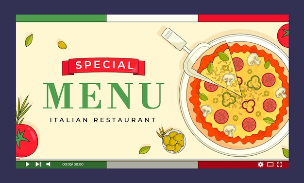 Youtube thumbnail for traditional italian food restaurant