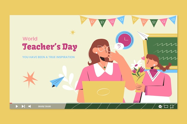 Youtube thumbnail for world teacher's day