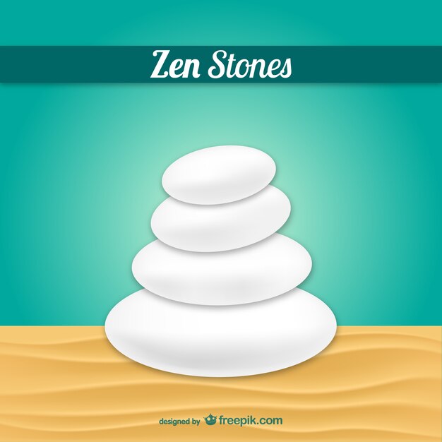 Zen stones vector