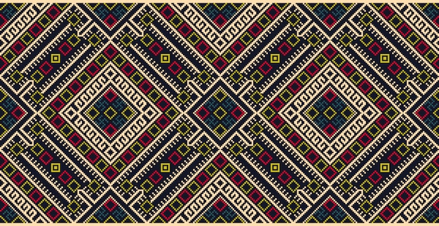 Zentangle style geometric ornament pattern
