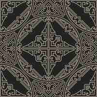 Free vector zentangle styled geometric ornament pattern