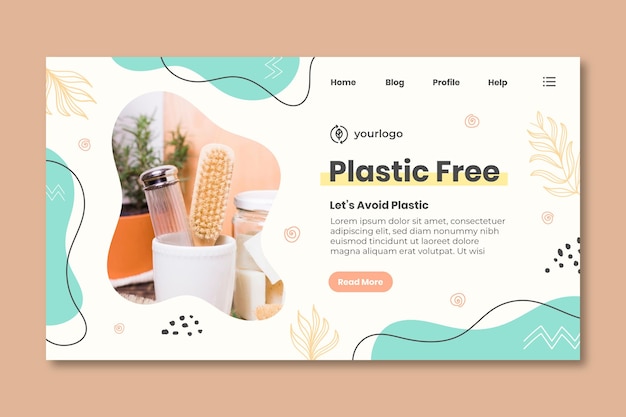 Zero waste landing page