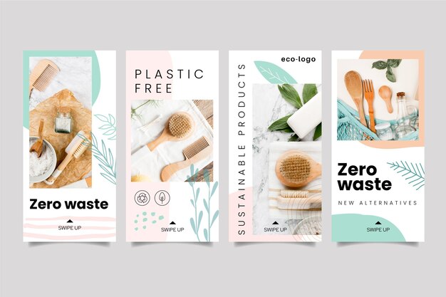 Zero waste plastic free products instagram stories