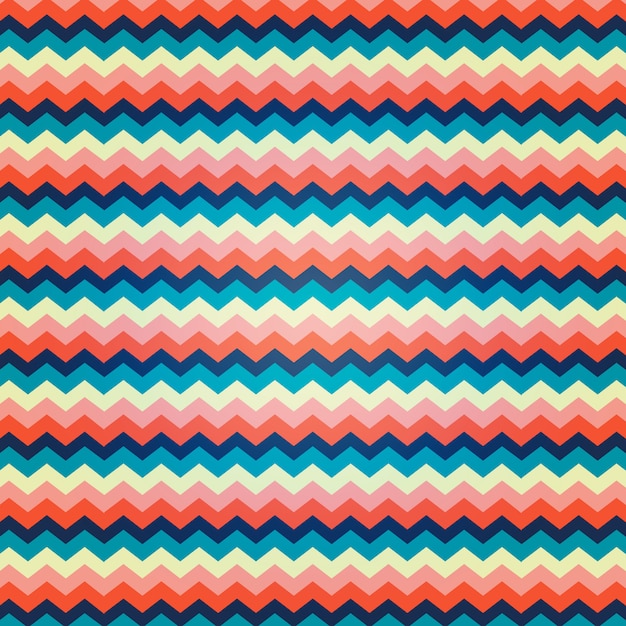 Zig zag pattern with vibrant colors