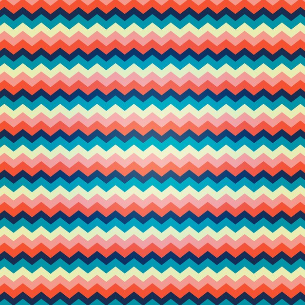 Zig zag pattern with vibrant colors