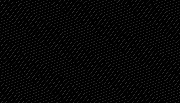 Zigzag lines pattern black background