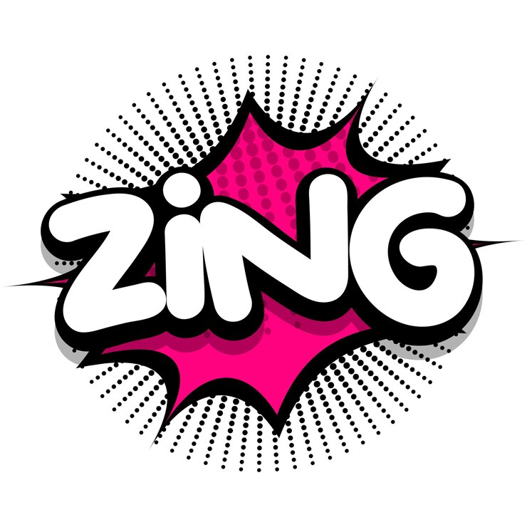 Free Vector zing comic book explosion bubble vector illustration