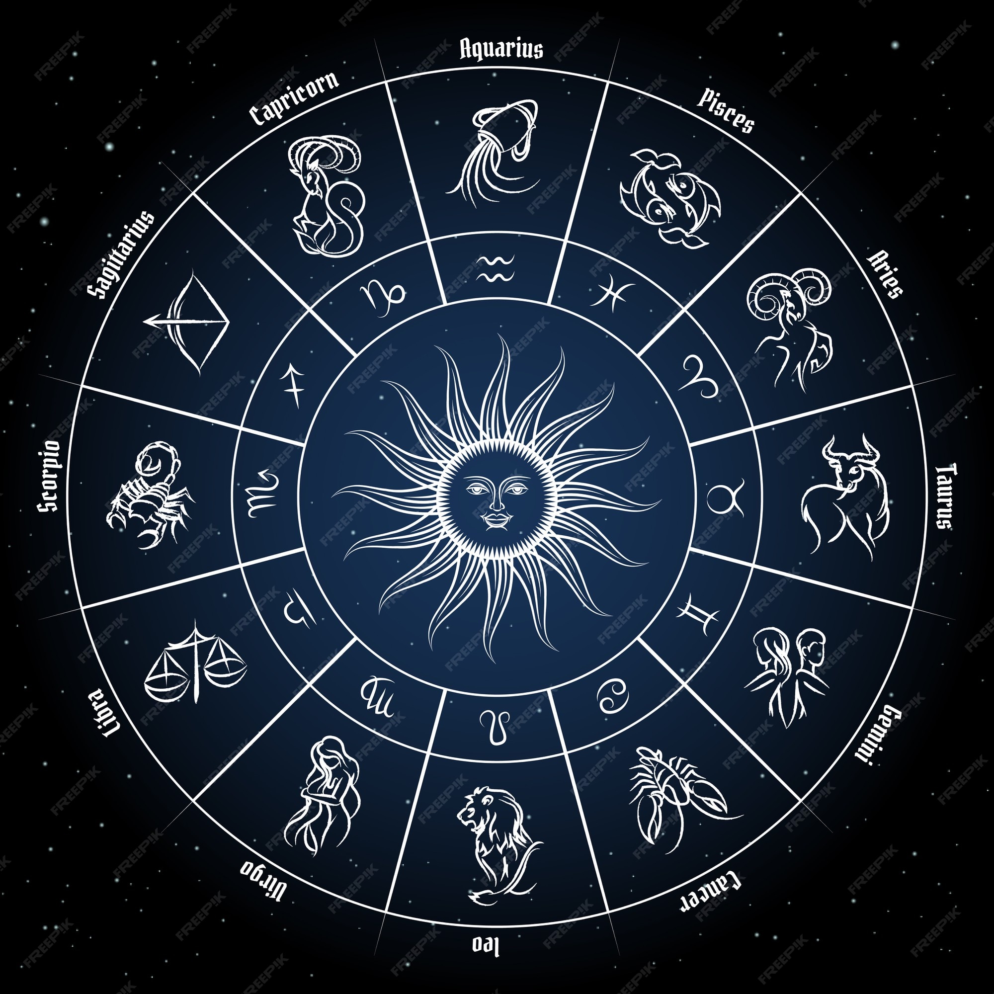 Horoscopes Vectors & Illustrations For Free Download | Freepik